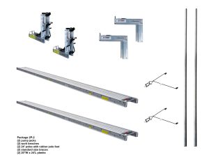 Package 2P-2 with (2) 20″W x 24’L Planks — for 24’H x 24’L projects