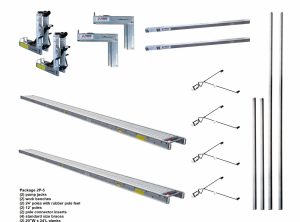 Package 2P-5 with (2) 20″W x 24’L Planks — for 36’H x 24’L projects